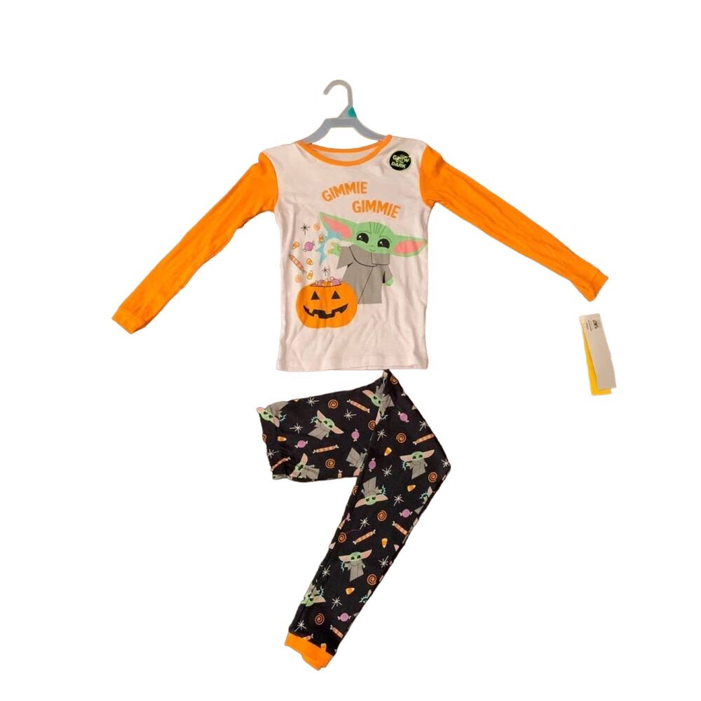 Children’s glow in the dark Star Wars Halloween pajamas girls size 10